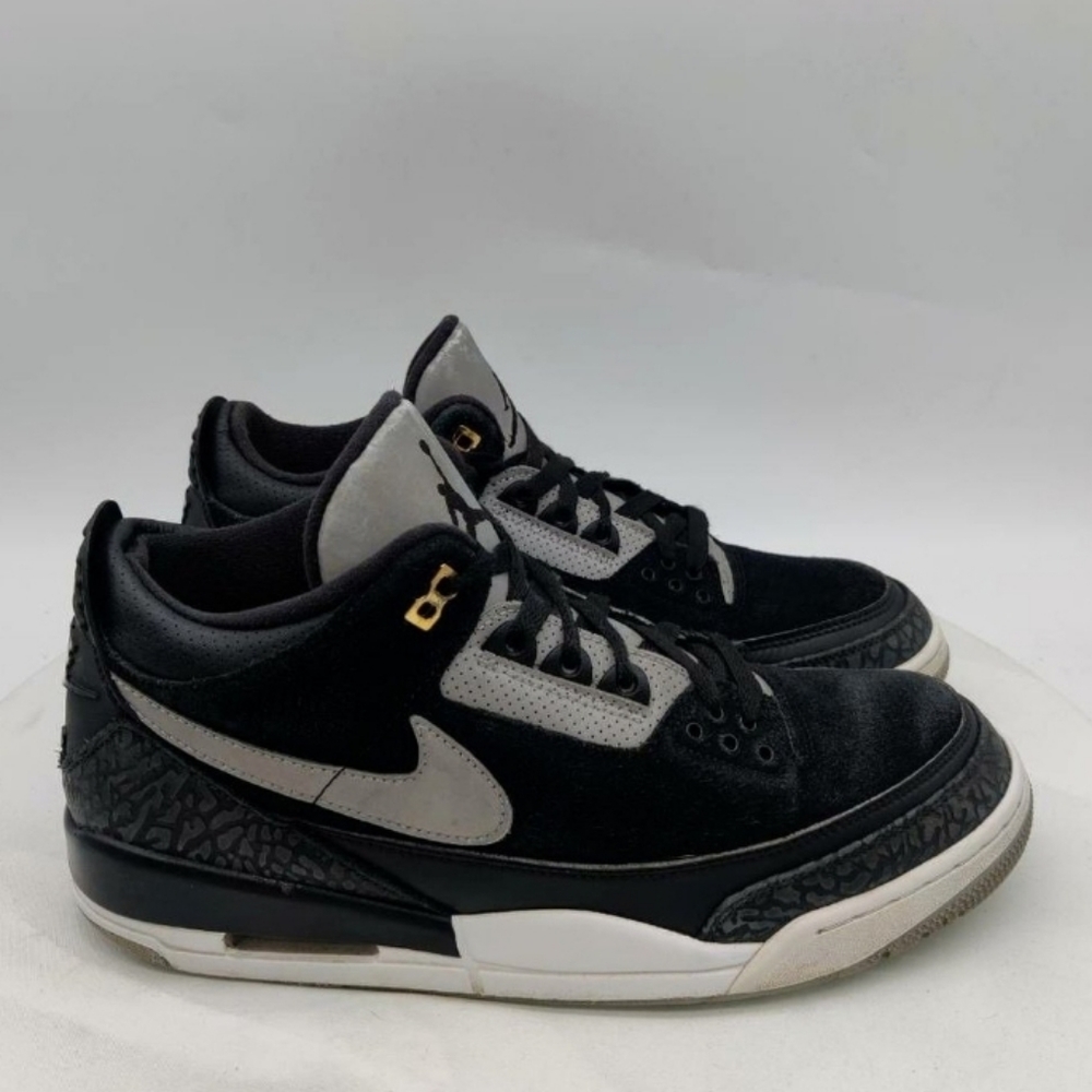 Nike Air Jordan 3 Retro Tinker SP- Mens- Size 12- Black Cement- in original box
